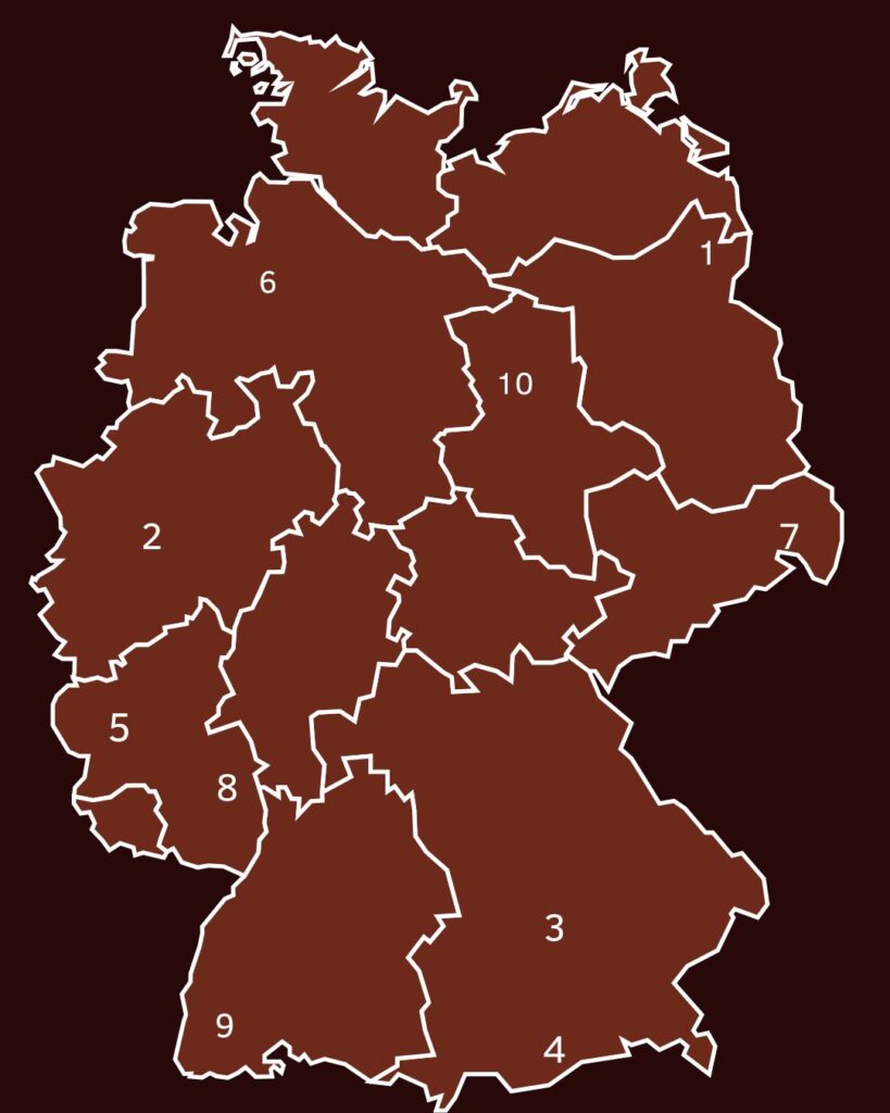 Duitsland ontdekken per trein: de kaart met de plekken
