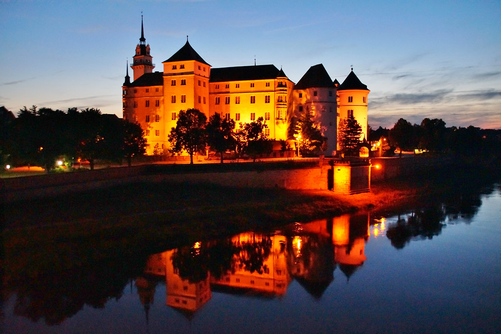 Fietsen langs de Elbe: Schloss Hartenfels
